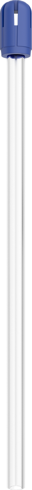 Soft/BONDED TIP - transparent tube blue tip - 155 mm