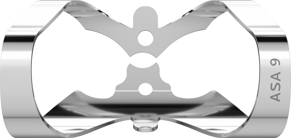 VORDERZÄHNE - Labialklammer mit Flügel 3052-9 – ASA Dental S.p.A. Uninominale, Rubber Dam