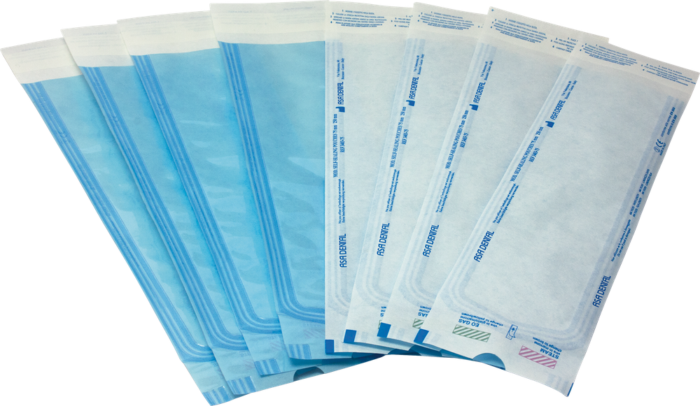 Selbstklebende Sterilisationsbeutel - 75x250 mm 3403-75 – ASA Dental S.p.A. Uninominale