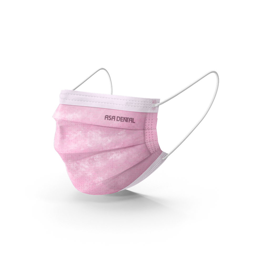 Chirurgische Masken - Rosa - Mundschutzmaske mit Gummiband 3450E-R – ASA Dental S.p.A. Uninominale
