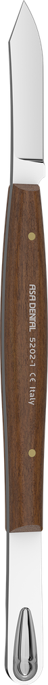 Wachsmesser - 12,5 cm - MIT KLEINEM LÖFFEL 5202-1 – ASA Dental S.p.A. Uninominale, Instrumente für Zahntechnik