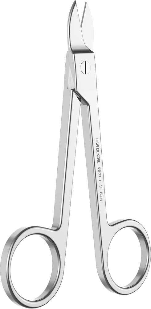Kronenschere - gerade, einseitig gezahnt - 10,5 cm 5601-1