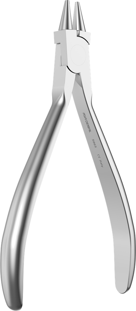 pinza a punte arrotondate corta – ASA Dental S.p.A. Uninominale, Zangen