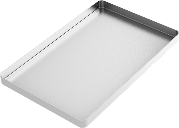 Instrumenten-Tablett - LARGE - Silber - 284x183x17 mm AL2720-LA