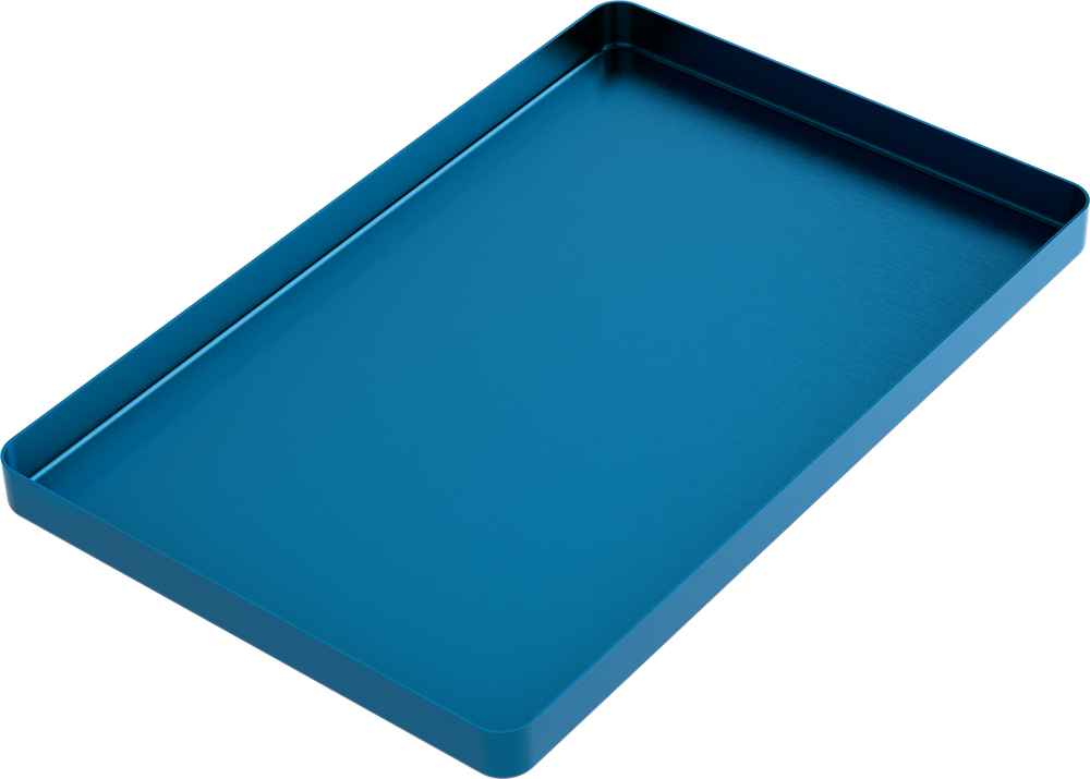 Instrumenten-Tablett - LARGE - Hellblau - 284x183x17 mm AL2720-LC – ASA Dental S.p.A. Uninominale