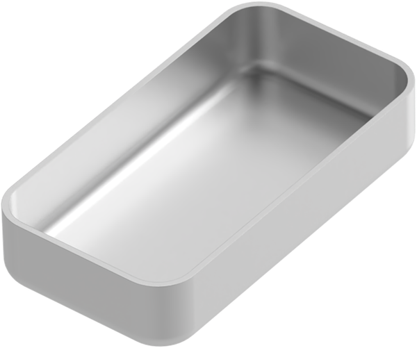 Instrumenten-Tablett - 49x26x10 mm AL2724-2