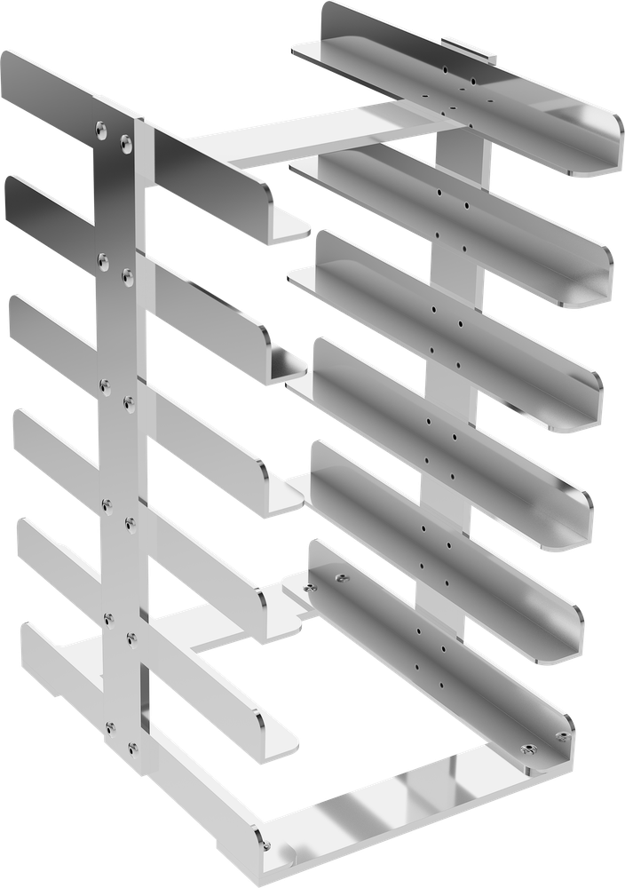 Instrumenten-Tablett aus Aluminium - MEDIUM - 160x190x270 mm AL2739-2 – ASA Dental S.p.A. Uninominale, Trays, Sterilcontainer und Zubehör