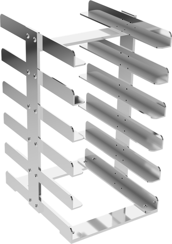 Instrumenten-Tablett aus Aluminium - MEDIUM - 160x190x270 mm AL2739-2