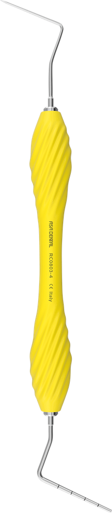 Plugger Spreizer # 4 - Gelb - Ø 0.6 - 20 | 15 | 10 | 5 Ø 1 RC0803-4 – ASA Dental S.p.A. Uninominale, Plugger - Spreader - Condensor