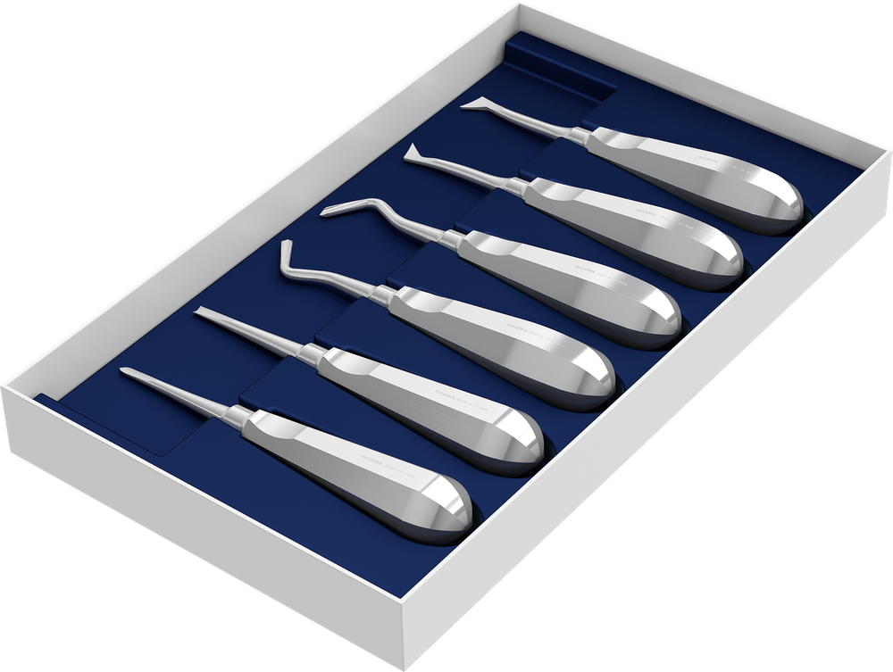 Set mit 6 Wurzelhebern S0200-6 – ASA Dental S.p.A. Uninominale