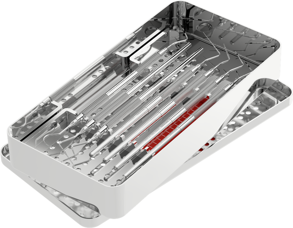 Set mit 7 Sonden S0702L-7 – ASA Dental S.p.A. Uninominale, Zubehör für Wurzelbehandlung