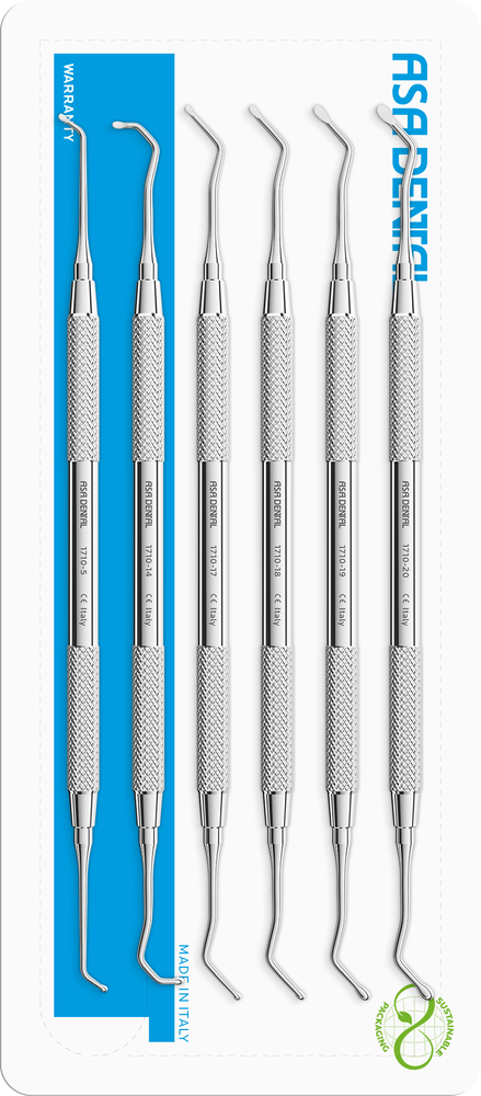 Escavatori doppi Set no. 6 SS white – ASA Dental S.p.A. Uninominale, Filling Instruments