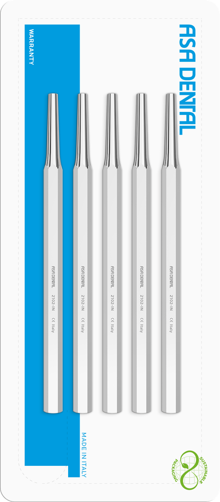 Sechskantgriff Edelstahl (5 St.) S2102-IN – ASA Dental S.p.A. Uninominale, Sonden