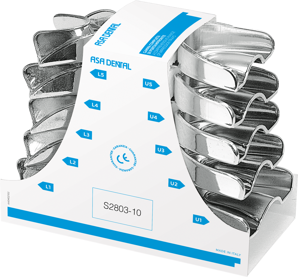 Abformlöffel-Set, 10-teilig - new super S2803-10 – ASA Dental S.p.A. Uninominale, Abdrucklöffel
