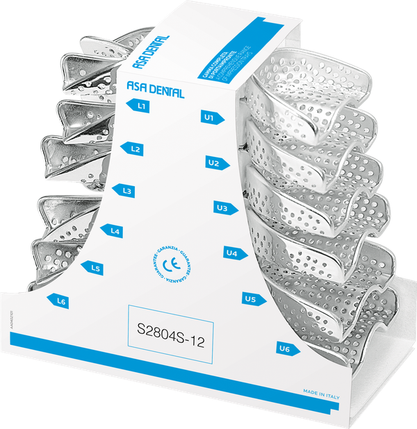 Abformlöffel-Set, 12-teilig - perma-lock - high grip S2804S-12