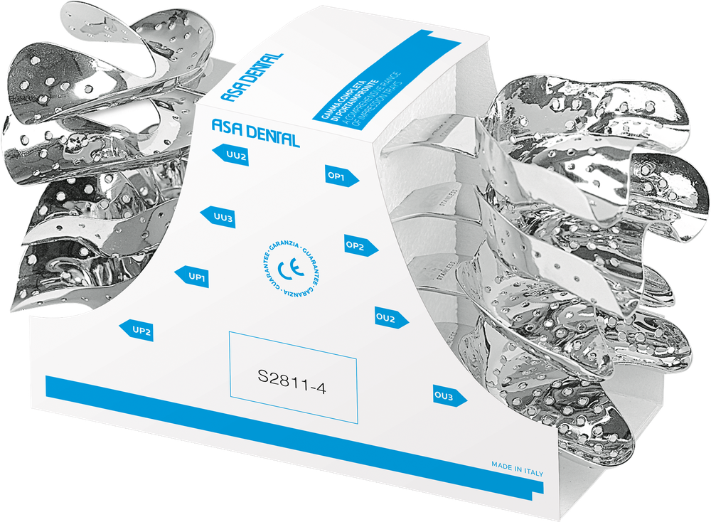 Abformlöffel-Set, 8-teilig - Ehricke S2811-4 – ASA Dental S.p.A. Uninominale, Impression Trays