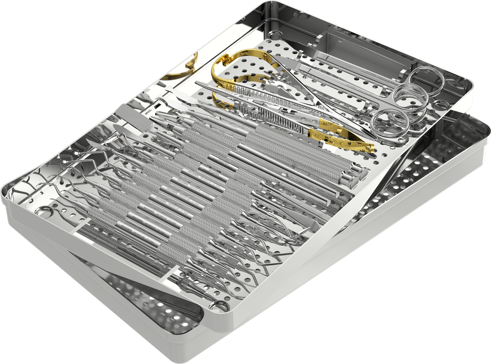 Chirurgie-Set mit 17 Instrumenten S3002-18 – ASA Dental S.p.A. Uninominale, Surgical Instruments