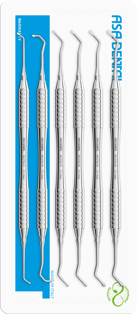 Exkavatoren-Set Nr. 6 SML1710-6 – ASA Dental S.p.A. Uninominale