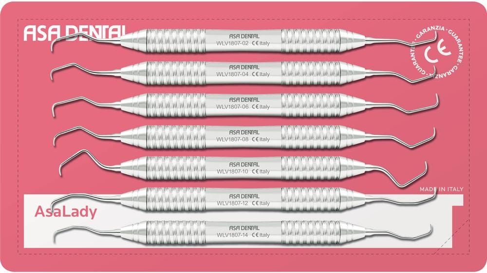 AsaLady curettes Set no. 7 GRACEY – ASA Dental S.p.A. Uninominale, Periodontal Surgery