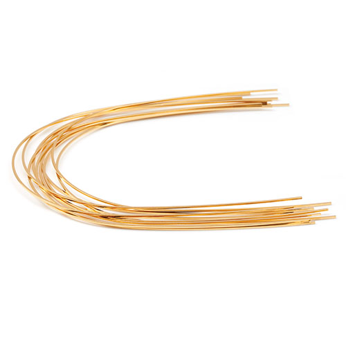 GOLD PLATED NICKEL TITANIUM ARCHWIRE