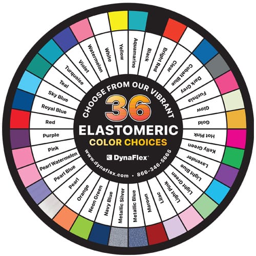 COLOR WHEEL FOR ELASTOMERICS