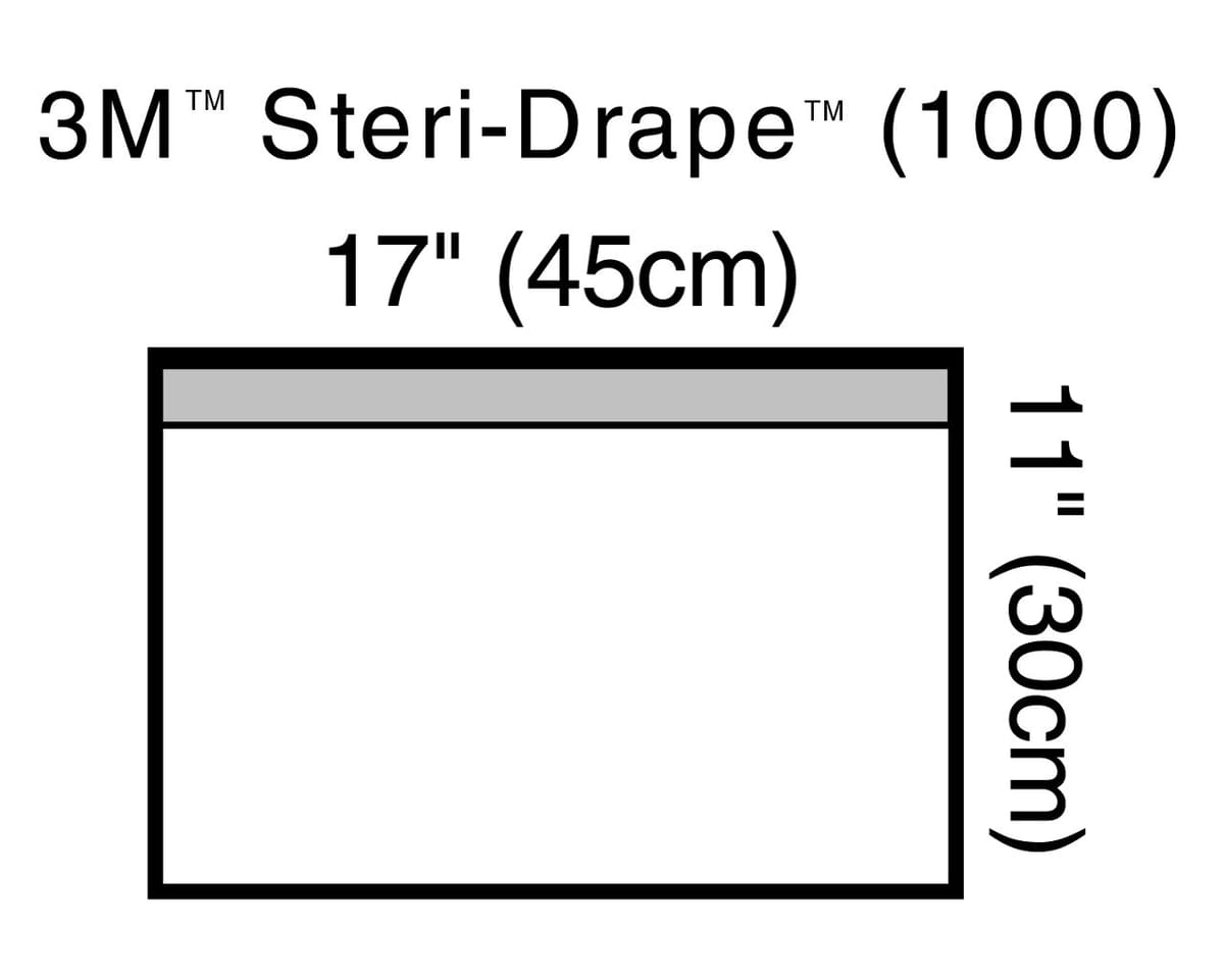 3M™ Abdecktuch, 1000STE 1000 – solventum, OP-Abdeckung und OP-Sets
