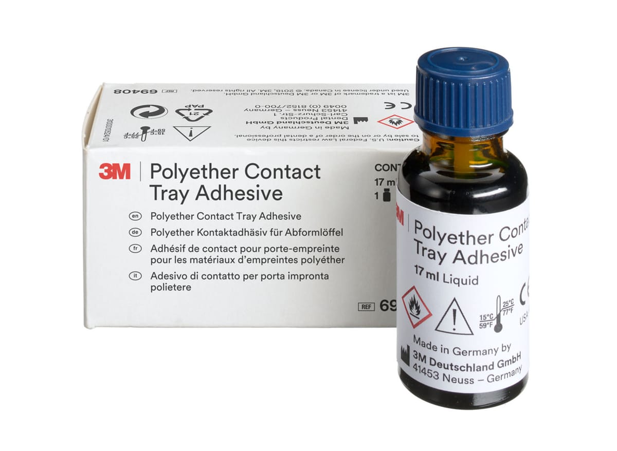 3M™ Polyether Contact Tray Adhesive 69408 – solventum, Adhäsive und Fluids für Abformmassen