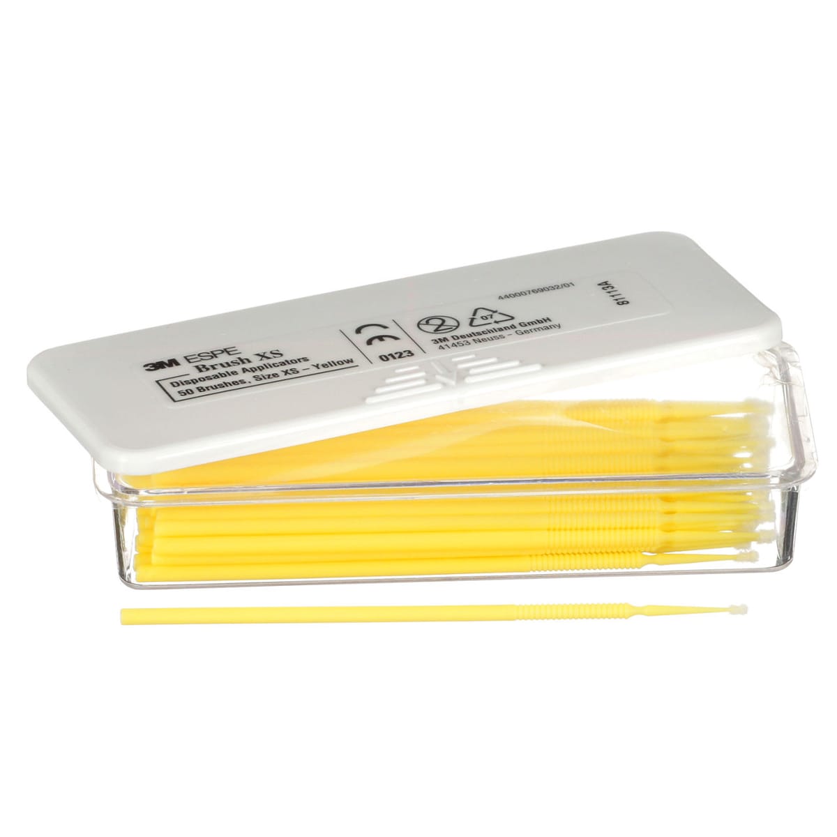 3M™ Pinsel XS (feine, gelbe Einmalapplikatoren) 41904 – solventum, Application Brushes