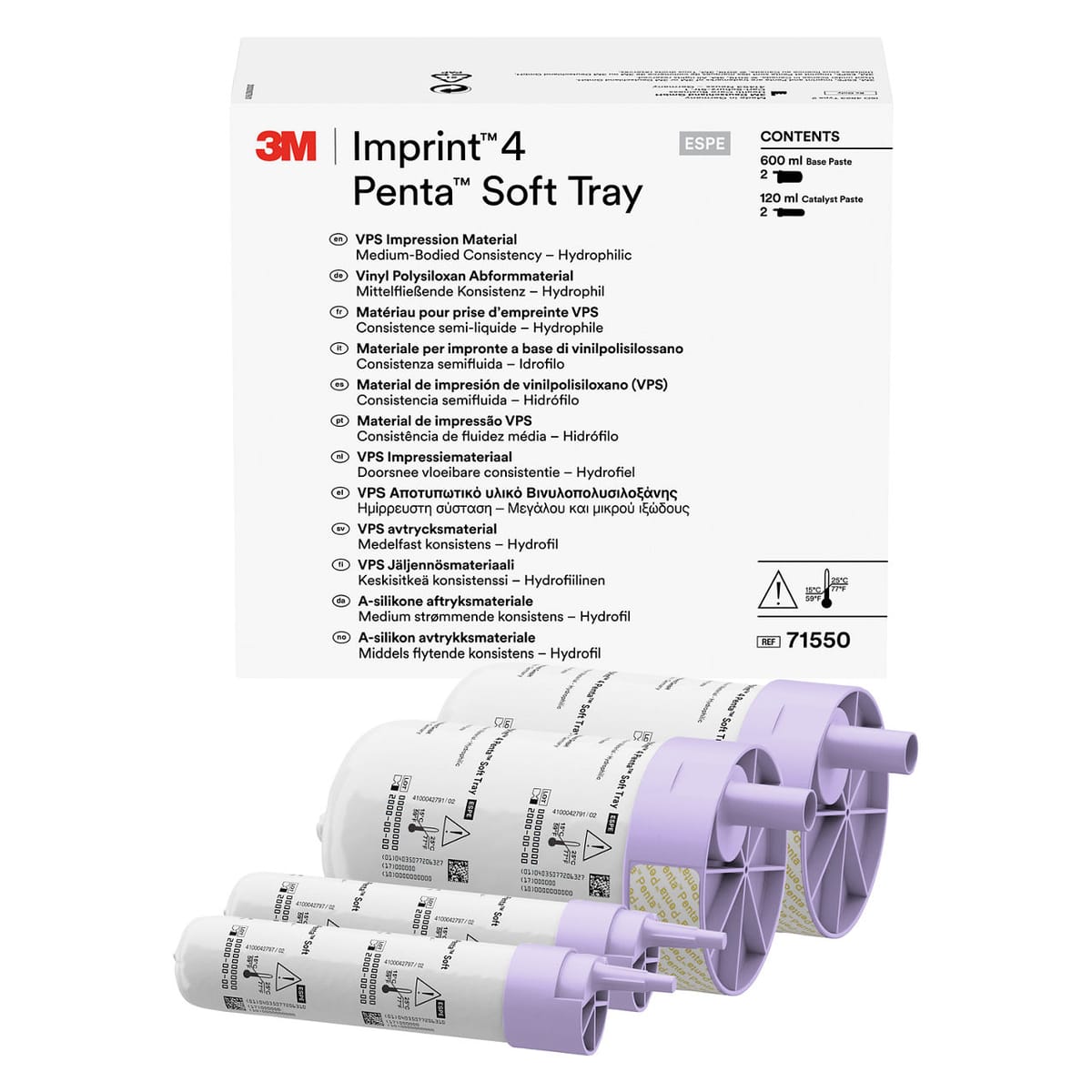 3M™ インプリント™ 4 印象材 71550, 71550S, 71550W – solventum, C-Silicones