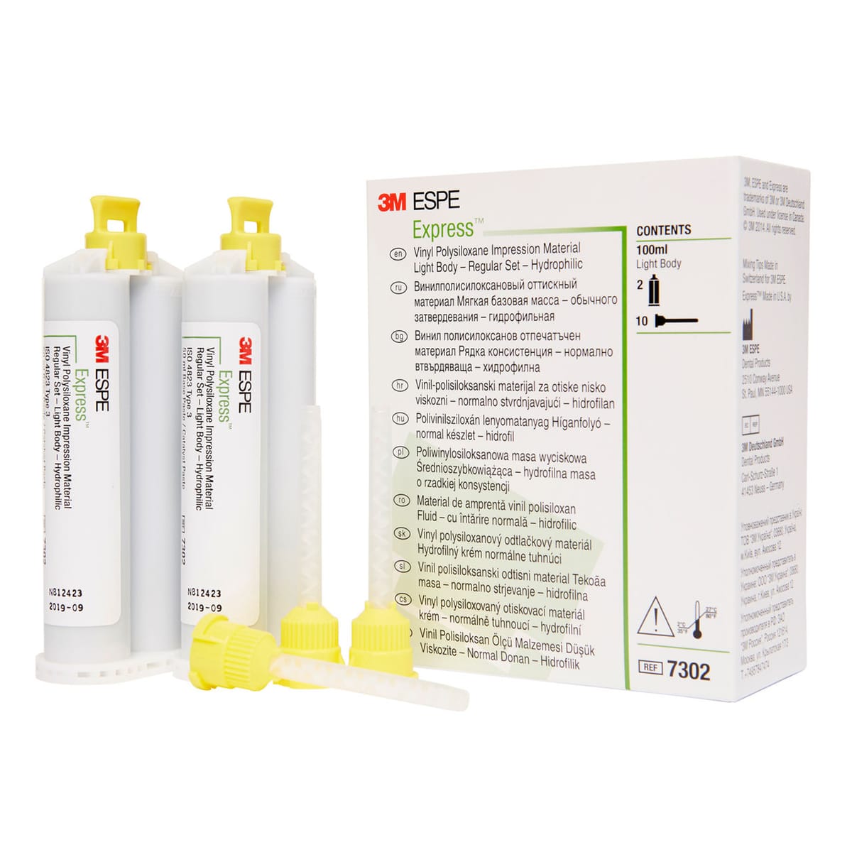3M™ Express™ Ultra-Light Body Vinyl Polysiloxan Abformmaterial Refill-Packung, 36799 – solventum, C-Silikone
