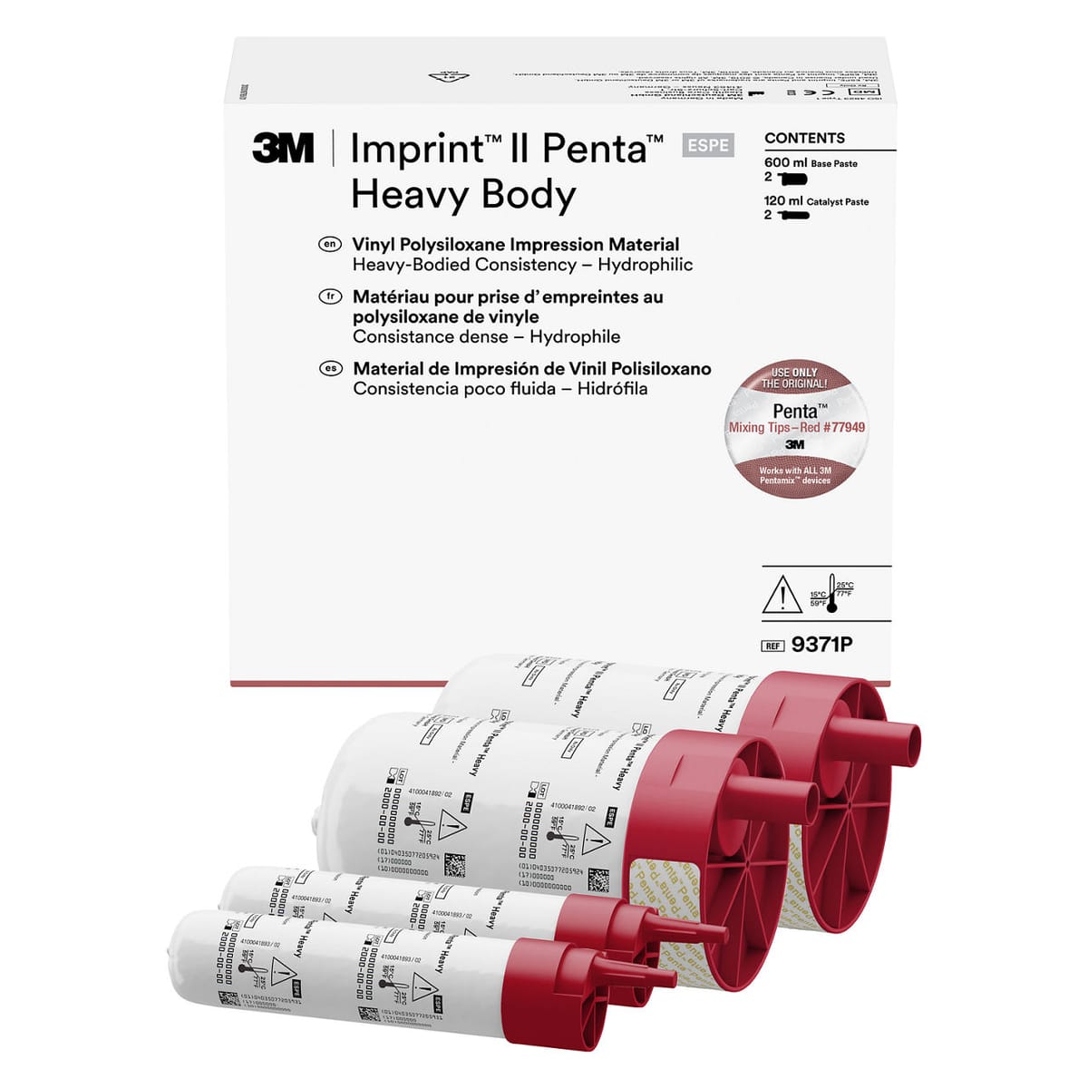 3M™ Imprint™ II Monophase VPS Impression Material 9371P – solventum, Polyether Rubber