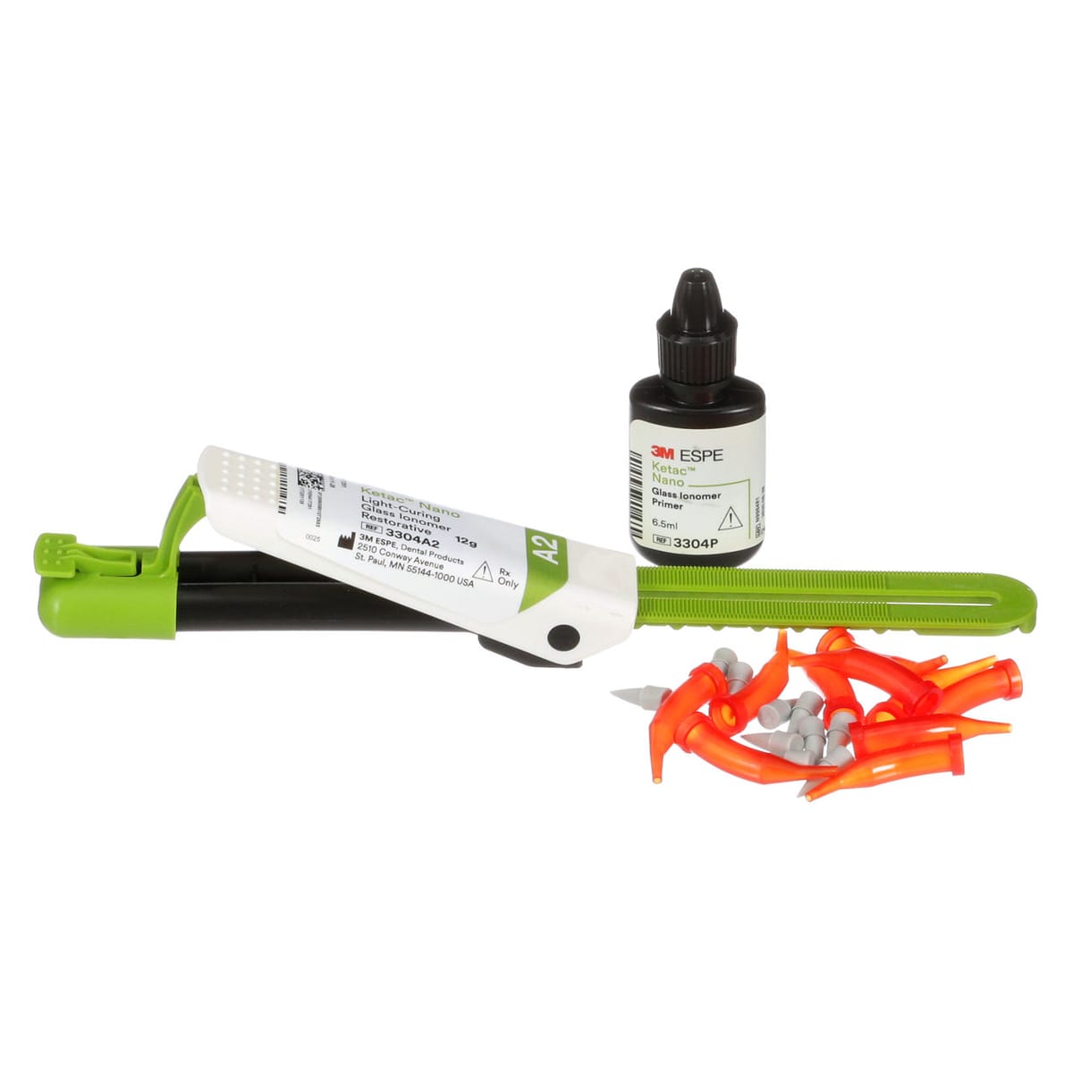 3M™ Ketac™ Nano Light-Curing Glass Ionomer Restorative Kit, 3304 – solventum, Glass Ionomer Cements Light-Curing
