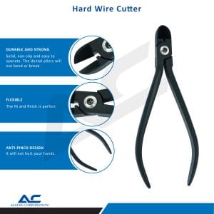 Hard Wire Cutter, Straight Hard Wire Cutter, Angled 15 ° (Black) – ARCK CARE UK LTD, Zangen