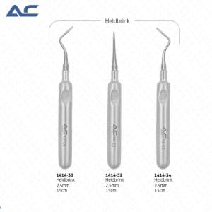 Heidbrink Root Elevator, Left, Right, Straight 2.5mm (03 Pcs. Set) – ARCK CARE UK LTD, Root Elevators