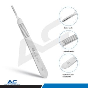 Scalpel Handle, Bard Parker Scalpel Handle, No. 3