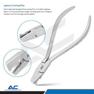 Ligature Forming Plier – Precision Orthodontic Instrument – ARCK CARE UK LTD, Zangen