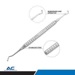 Westcott #21B Burnisher/Operative – 2.0/2.5mm | Precision Tool for Fine Detailing