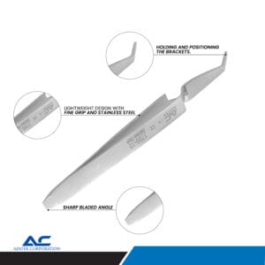 Direct Bond Bracket Tweezer with Slot Aligner, 14cm – Precision Orthodontic Tool – ARCK CARE UK LTD, Zangen