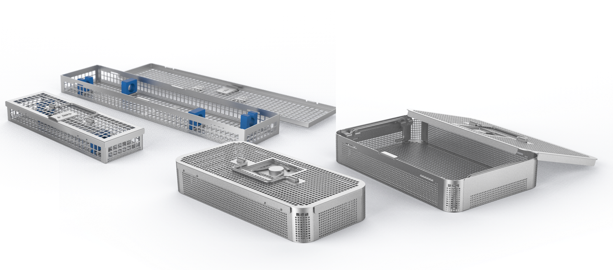 Intermediate Crimp Wire Basket – Bahadir Tibbi Alet Cihaz ve Insaat Makina San. ve Tic. AS, Sterilization Containers & Trays
