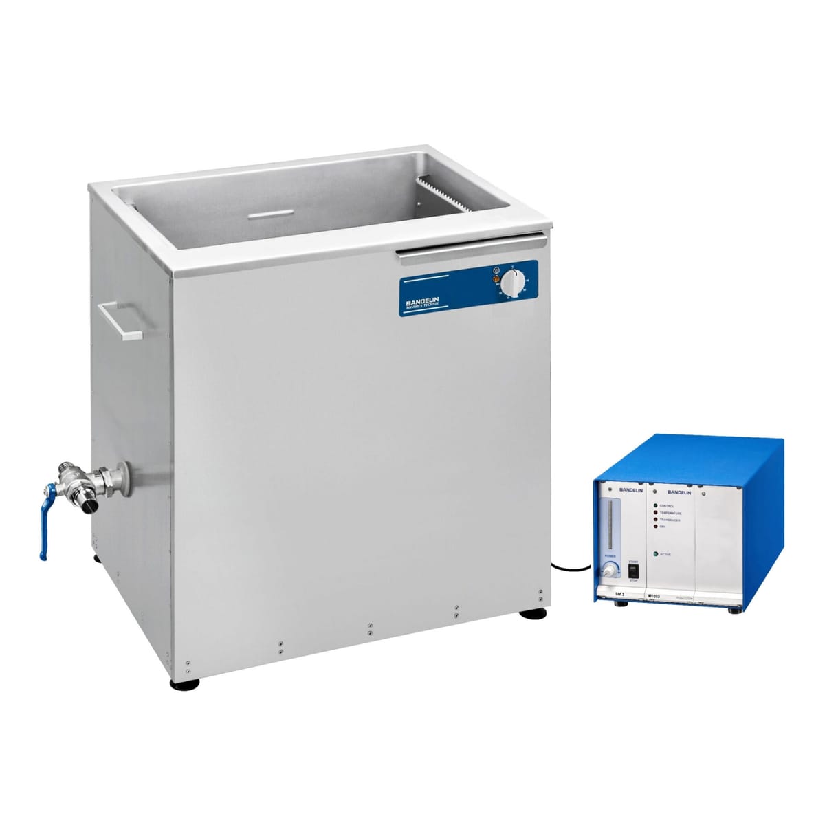 SONOREX TECHNIK ZM 112 UH Ultrasonic bath with overflow pocket and heater, 25 kHz 9120 – Bandelin electronic GmbH & Co. KG, Ultrasonic Units