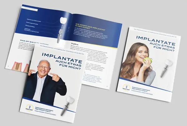 Neu aufgelegt: Patientenbroschüre „Implantate – auch etwas für mich?“