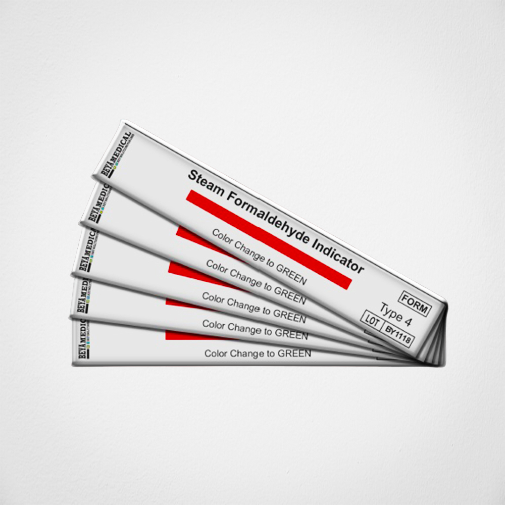 Steam Formaldehyde Chemical Indicator – BEYA MEDIKAL ITH.IHR.SAN ve TIC LTD.STI., Sterilization Indicators & Monitors