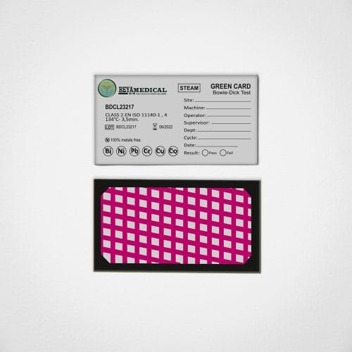 Bowie & Dick Test Green Card
