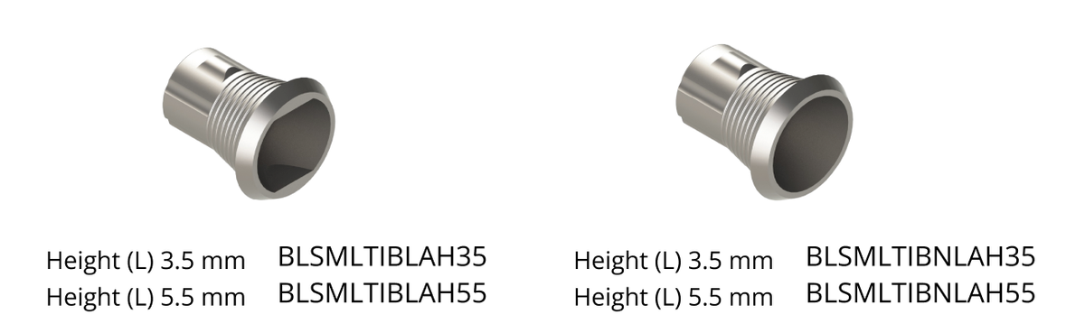 Ti-base Abutments Bone Level – PROIMTECH SAGLIK ÜRÜNLERI ANONIM SIRKETI, Abutments