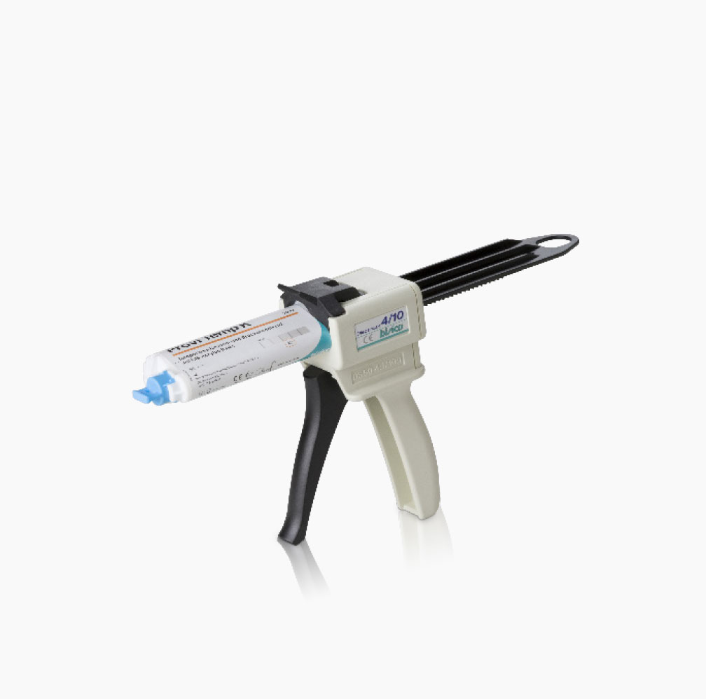 Dispenser 4/10 – Bisico Bielefelder Dentalsilicone GmbH & Co. KG, Dispensing Syringes & Guns