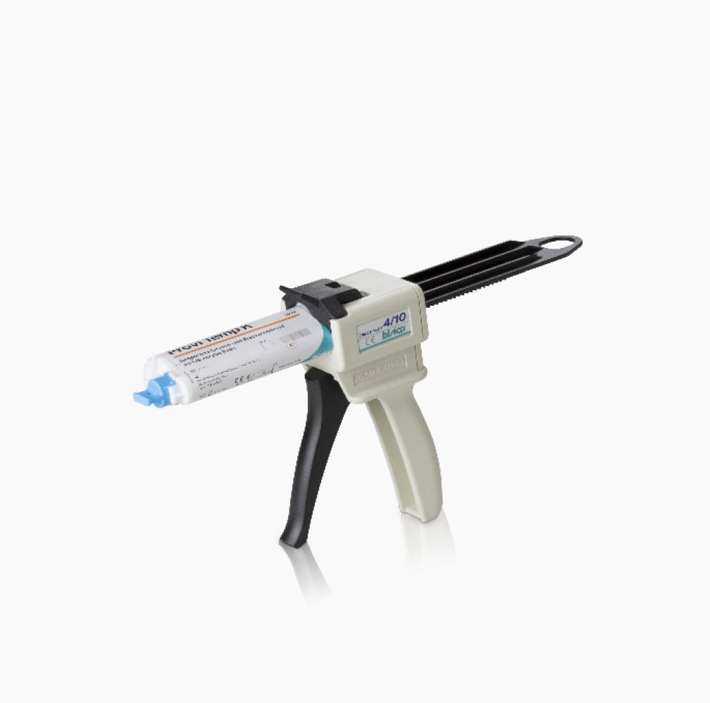 Dispenser 4/10 – Bisico Bielefelder Dentalsilicone GmbH & Co. KG, Applikationspistolen