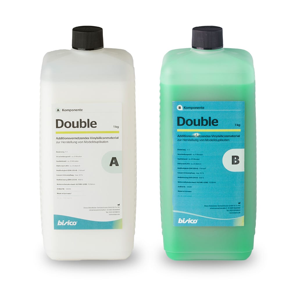 Bisico® Double – Bisico Bielefelder Dentalsilicone GmbH & Co. KG, Dubliermassen und Dublierküvetten