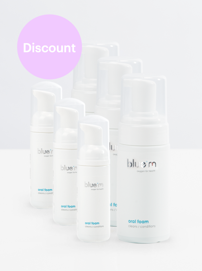 6x oral foam combi package deal – Bluem Europe 5 Pillars Research BV, Mouth Rinse Solutions