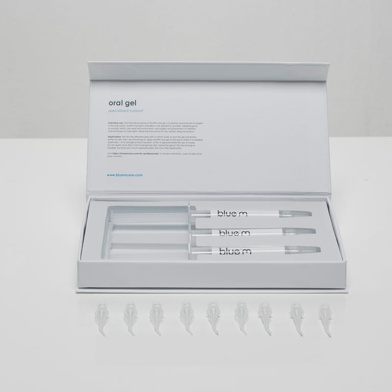 blue®m prefilled oral gel syringes – Bluem Europe 5 Pillars Research BV, Blutstillung