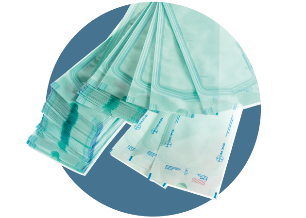 SACHETS DE STÉRILISATION AUTOCOLLANTS – BMS Dental S.r.l., Sterilisationsschläuche und -beutel